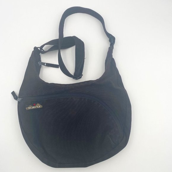 Kavu Bags Kavu Black Sydney Satchel Crossbody Bag Shoulder Purse Adjustableoutdoor Pack